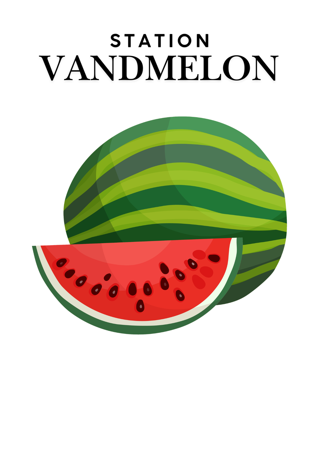 Skilte til stationer (frugter)