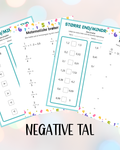 Negative tal 4.-5. klasse